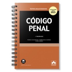 Código penal 2025 con anillas  (Papel + Ebook)