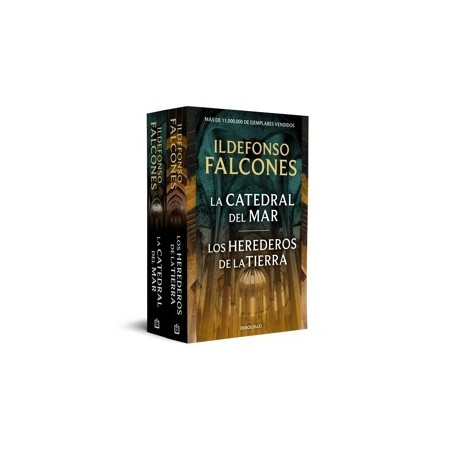 ILDEFONSO FALCONES ED.PACK CON LA CATEDRAL DEL MAR LOS HEREDEROS DE LA TIERRA