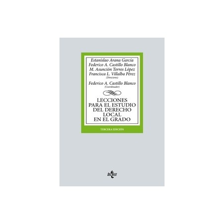 Lecciones para el estudio del Derecho local en el Grado