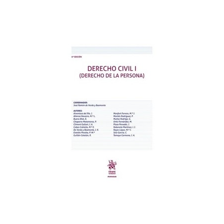 Derecho Civil I. Derecho de la Persona 2026