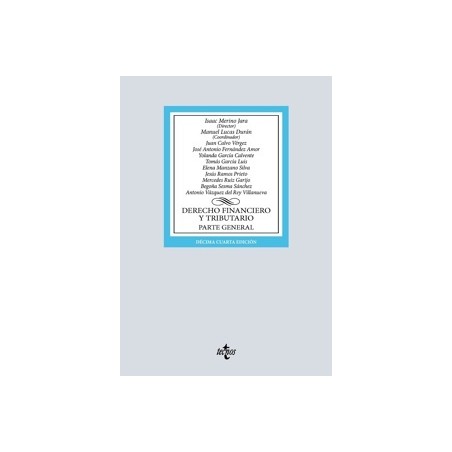 DERECHO FINANCIERO Y TRIBUTARIO 'Parte general 2025'