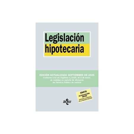 LEGISLACION HIPOTECARIA 2025 'Gratis Actualización OnLine'