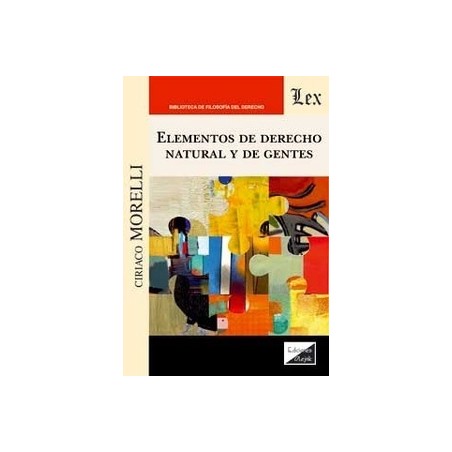 Elementos de Derecho Natural y de gentes