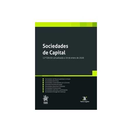 Legislación Sociedades de Capital Edición 2026