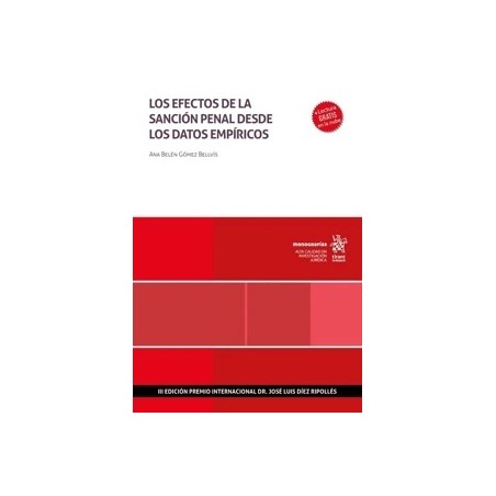 Los efectos de la sanción penal desde los datos empíricos (Papel + Ebook)