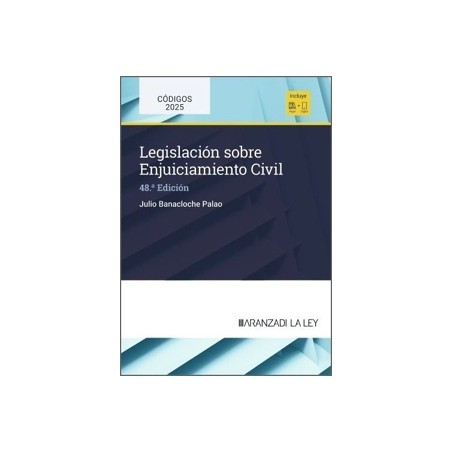 LEGISLACION SOBRE ENJUICIAMIENTO CIVIL 48º EDICIÓN 2025 (Papel + Ebook)