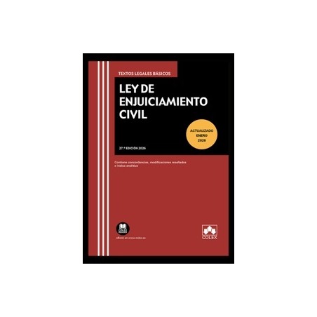Ley de Enjuiciamiento Civil 2026 (Papel + Ebook)