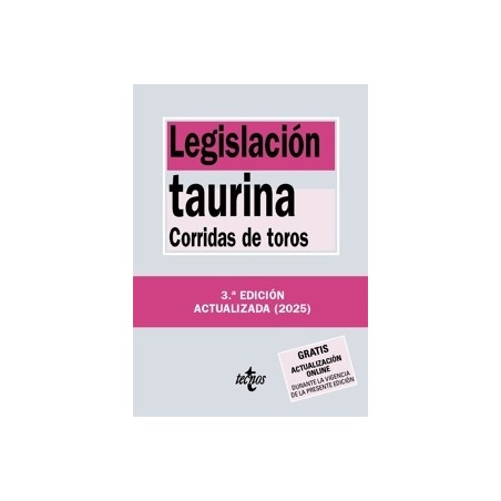 LEGISLACION TAURINA 'Corridas de toros'