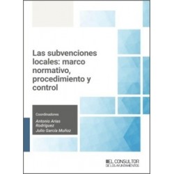 Subvenciones locales: marco normativo, procedimiento y control