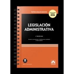 Legislación administrativa con anillas 'Contiene concordancias, modificaciones resaltadas e...