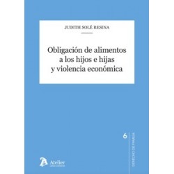 Obligación de alimentos a los hijos e hijas y violencia económica
