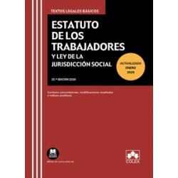 Estatuto de los Trabajadores y Ley de la Jurisdicción Social 2026 (Papel + Ebook) 'Contiene Concordancias, Modificaciones Resal