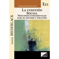 La cuestión social 'principios fundamentales para su estudio y solución'