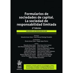 Formularios de sociedades de capital 'La sociedad de responsabilidad limitada 5ª Edición'