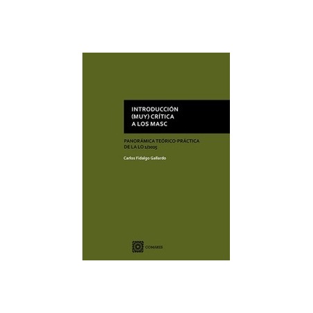 Introducción (Muy) Crítica a los Masc 'Panorámica Teórico-Práctica de la lo 1/2025'