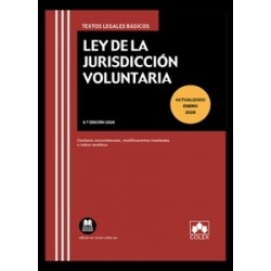 Ley de la Jurisdicción Voluntaria 2026 (Papel + Ebook) 'Contiene Concordancias, Modificaciones Resaltadas e Índice Analítico'