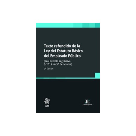 Texto Refundido de la Ley del Estatuto básico del empleado público 2026