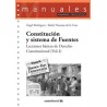 Constitución y sistema de Fuentes 'Lecciones básicas de Derecho Constitucional (Vol. I)'