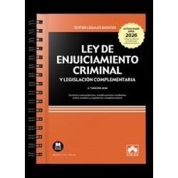 Ley de Enjuiciamiento Criminal y legislación complementaria 2026 'Con anillas'