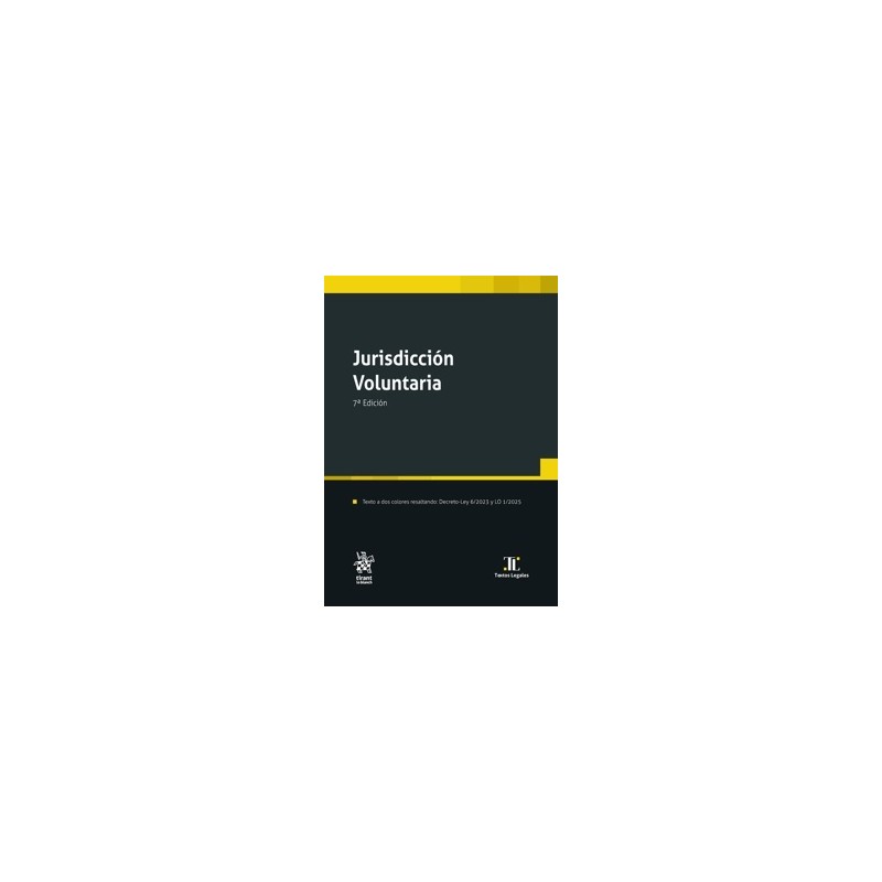 Jurisdicción Voluntaria 7ª Edición 2025