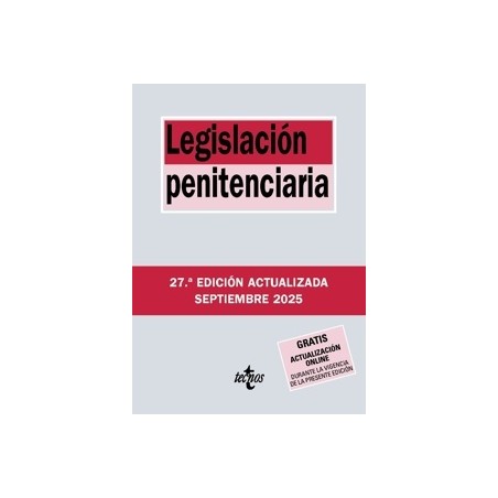 LEGISLACION PENITENCIARIA 2025 'Gratis Actualización OnLine'
