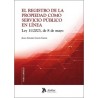 EL REGISTRO DE LA PROPIEDAD COMO SERVICIO PÚBLICO EN LÍNEA 'Ley 11/2023, de 8 de mayo'