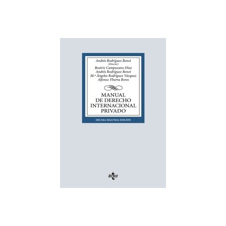 Manual de Derecho Internacional Privado 2026