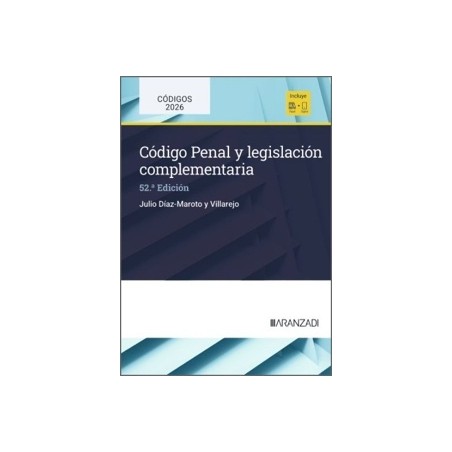 Código Penal y Legislación complementaria 2026 (Papel + Ebook) 'Próxima Aparición'