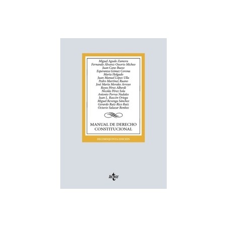 MANUAL DE DERECHO CONSTITUCIONAL 15º Edición 2025