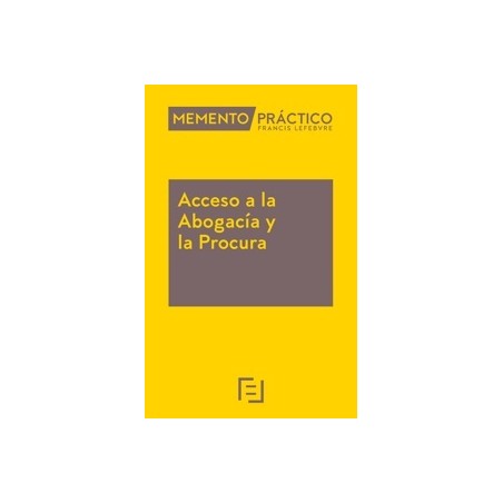 Memento Práctico Acceso a la Abogacía y la Procura 2027