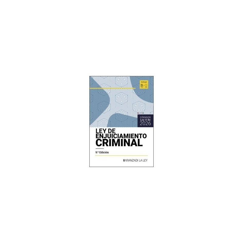 Ley de Enjuiciamiento Criminal 2026 con Anillas (Leyitbe) 'Papel + Ebook'