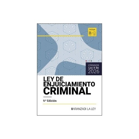 Ley de Enjuiciamiento Criminal 2026 con Anillas (Leyitbe) 'Papel + Ebook'