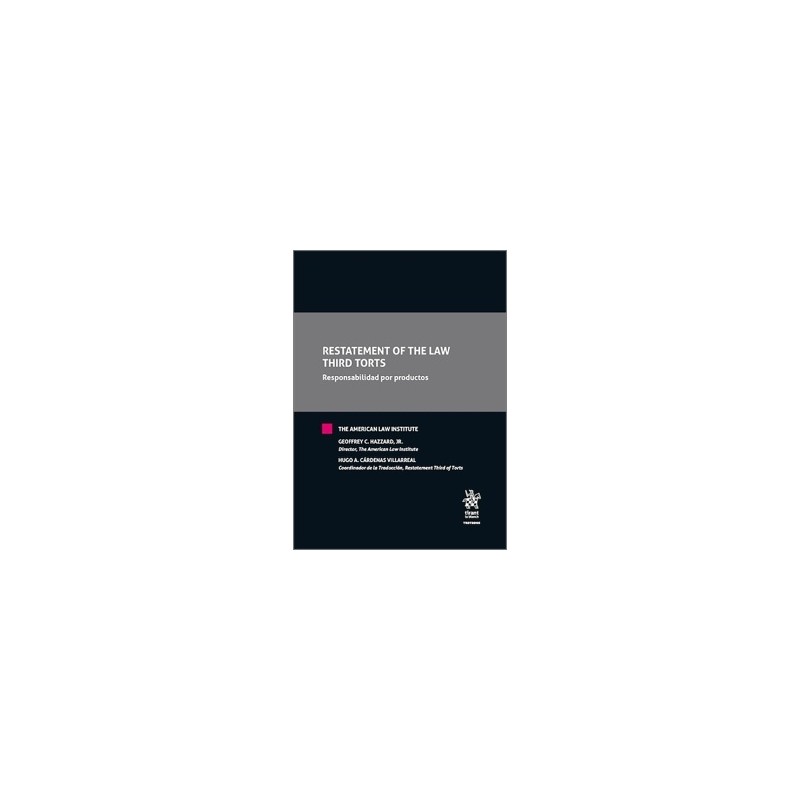 Restatement Of The Law Third Torts 'Responsabilidad por Productos'
