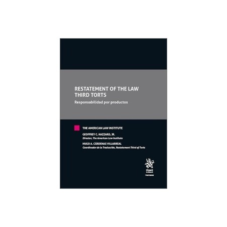 Restatement Of The Law Third Torts 'Responsabilidad por Productos'