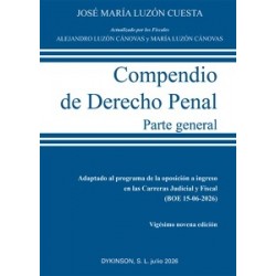 Compendio de Derecho Penal. Parte General. Edición 2026