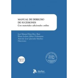 Manual de Derecho de Sucesiones. 2ª Edición 2026 'Con Materiales Adicionales Online'