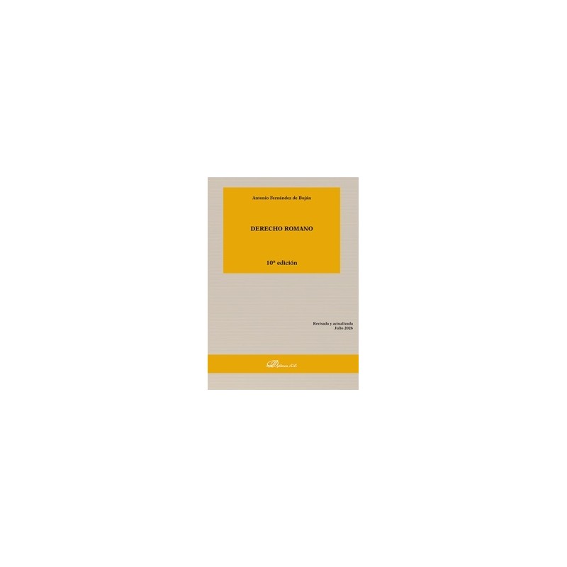 Derecho Romano '10ª Edición 2026'