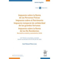 Impuesto Impuesto sobre la Renta de las Personas Físicas sobre el Patrimonio 'Impuesto temporal...