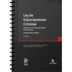 Ley de enjuiciamiento criminal con anillas 2026. Estatuto de la Víctima del Delito. Ley del Jurado
