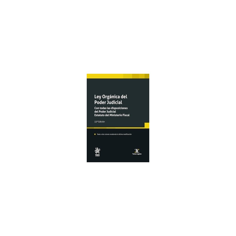 Ley Orgánica del Poder Judicial 2026 'Con todas las disposiciones del Poder Judicial. Estatuto del Ministerio Fiscal'