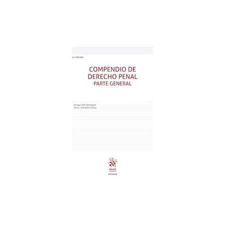 Compendio de Derecho Penal. Parte General 11º Edición 2026