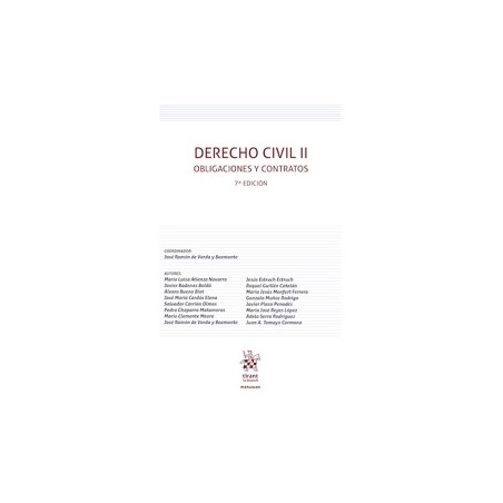 Derecho Civil II. Obligaciones y contratos 7ª Edición 2026