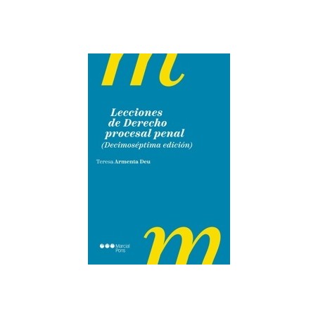 Lecciones de Derecho procesal penal '3ª Edición 2026'