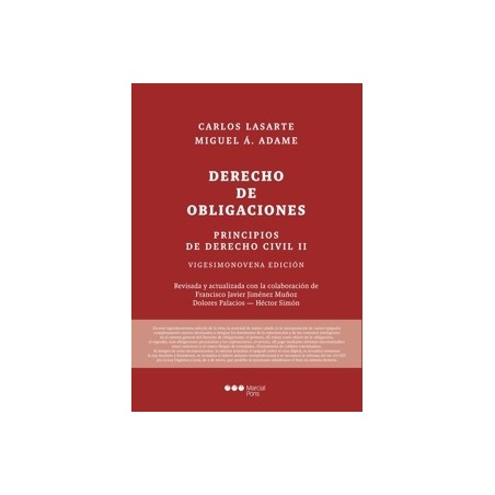 Principios de Derecho Civil 'Tomo II. Derecho de obligaciones'