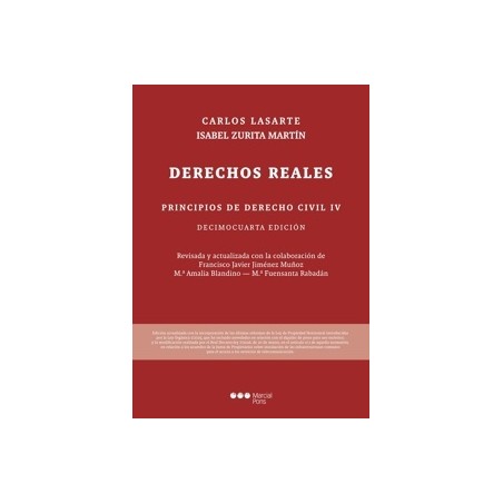 Principios de Derecho Civil 'Tomo IV. Derechos reales'