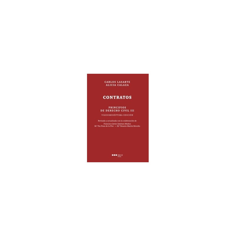 Principios de Derecho Civil 'Tomo III. Contratos'