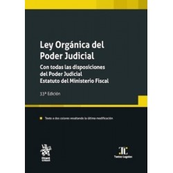 Ley Orgánica del Poder Judicial 2026 'Con Todas las Disposiciones del Poder Judicial. Estatuto...