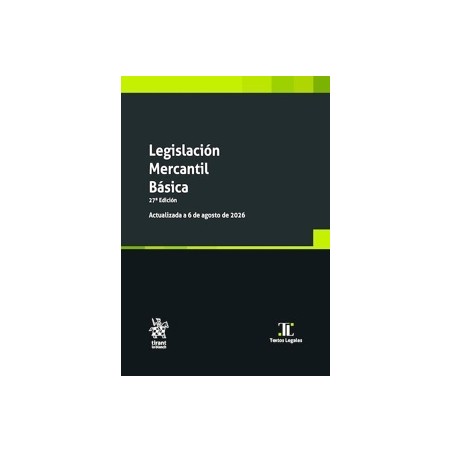 Legislación Mercantil Básica 27ª Edición 2026