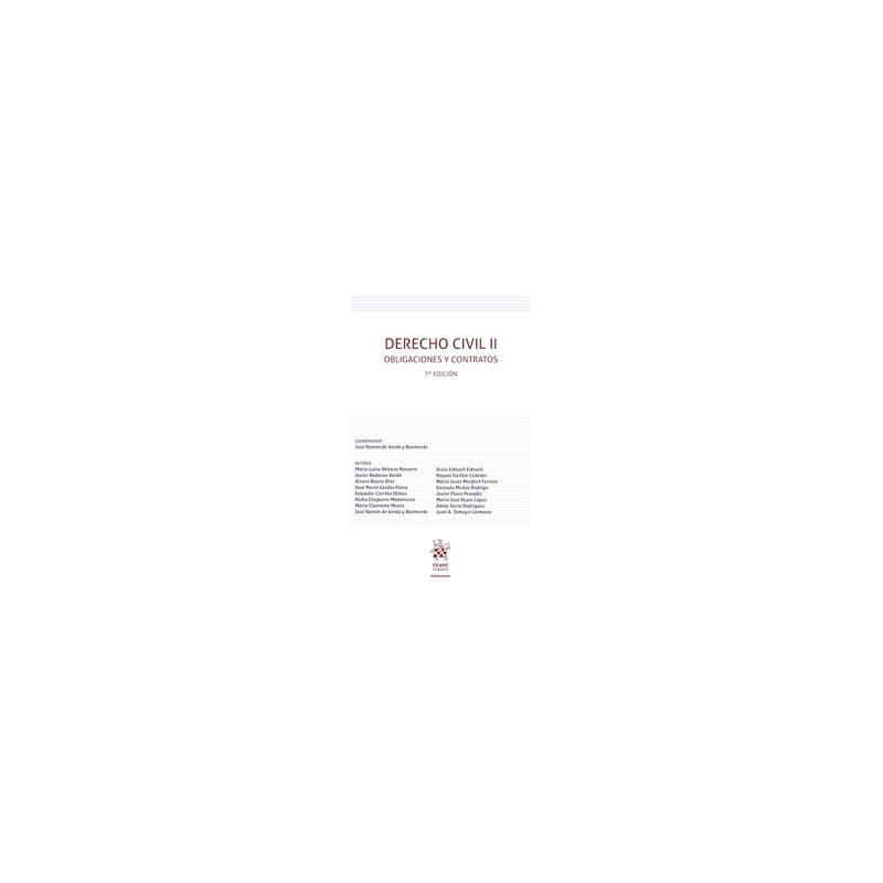 Derecho Civil Ii. Obligaciones y Contratos 7ª Edición 2026