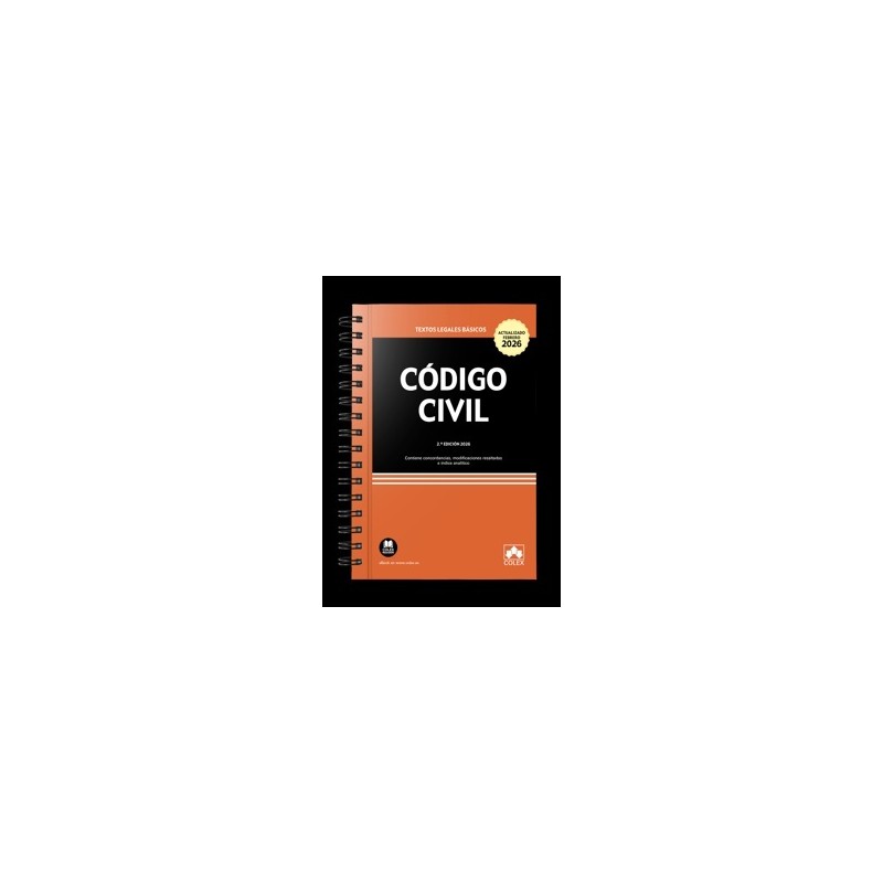 Código Civil con anillas 'Contiene concordancias, modificaciones resaltadas e índice analítico'